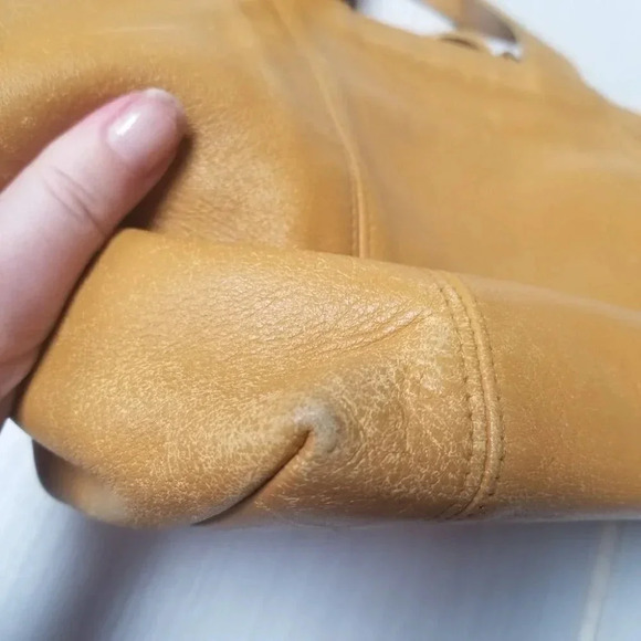 Coach Vintage Waverly Bag Saffron  Yellow #4133 - Picture 12 of 16